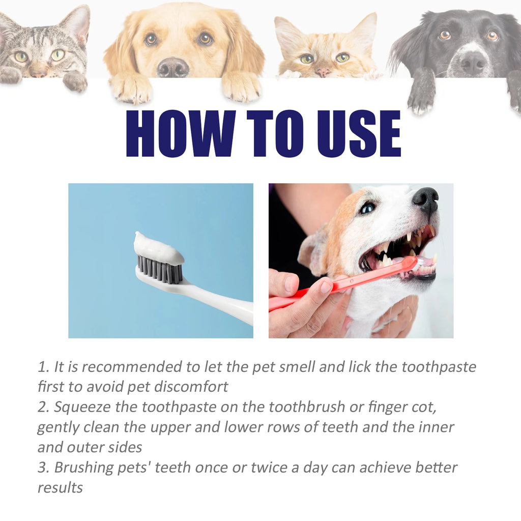 Hypoallergenic Pet Toothpaste — Fresh Breath & Gentle Plaque Control