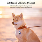 Dual-Pack AirTag Holders with Keychain & Wire Cable