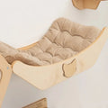 Wall-Mounted Wooden Cat Bed Basket