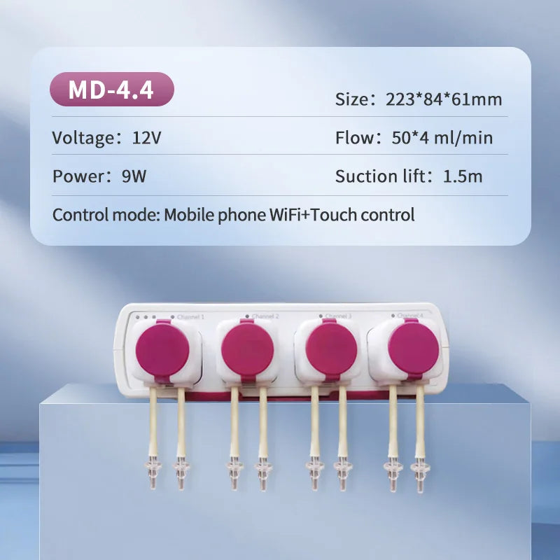 Jebao Smart WiFi Auto Dosing Pump (App Control, Aquarium Dosing System)