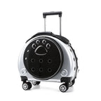 Transparent Space Capsule Pet Backpack & Luggage Bag — Large Capacity Multi-Purpose Carrier for Cats & Small Dogs