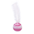 Star Ball & Feather Foam Cat Toy — Interactive Throwing & Teaser Toy for Cats