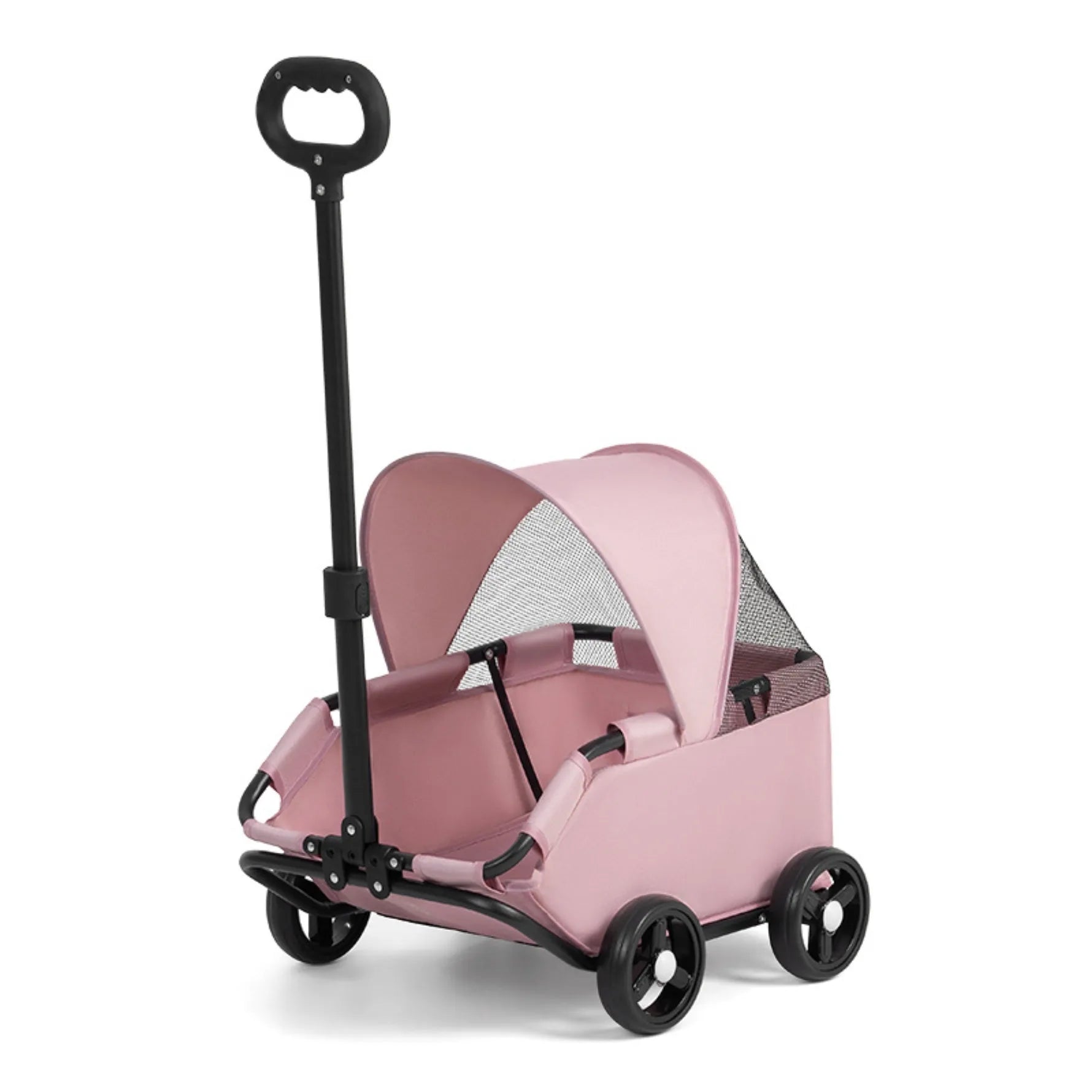 Foldable Hand Pushchair Stroller for Small Dogs, Cats & Puppies