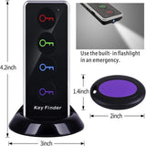 4-in-1 Wireless Key Finder & Anti-Loss Locator for Phones, Kids, Pets & Remotes