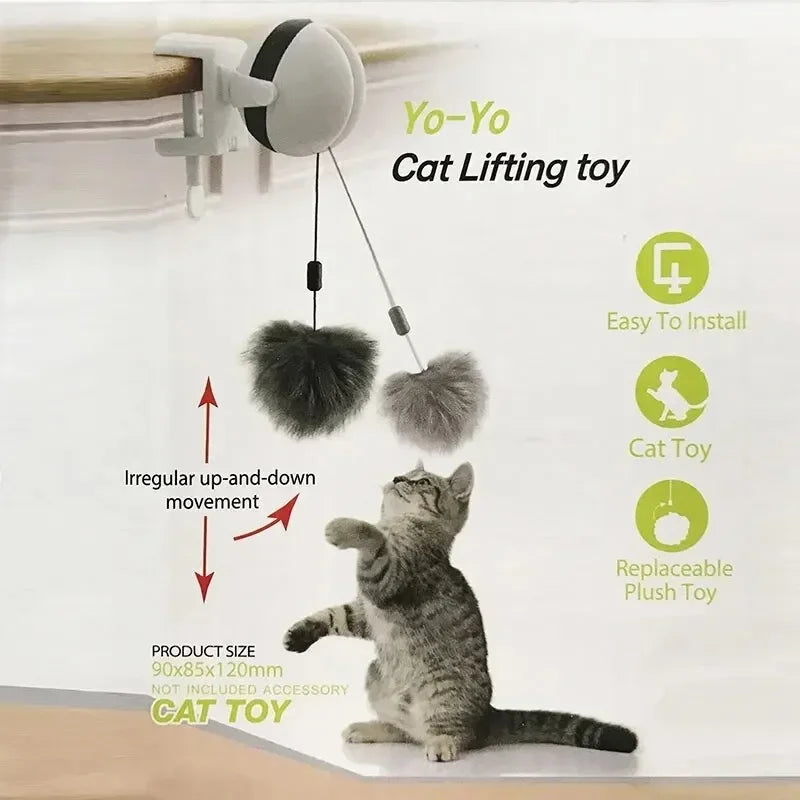 Electronic Yo-Yo Lifting Ball Cat Toy