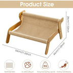 2-in-1 Cat Hammock Sofa & Scratching Post