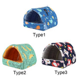 Small Animal Sleeping Nest — Warm Cotton Bed for Hamsters & Rabbits