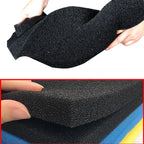 Aquarium Biochemical Filter Foam Sponge (15–50 PPI, Black, Cut-to-Size)