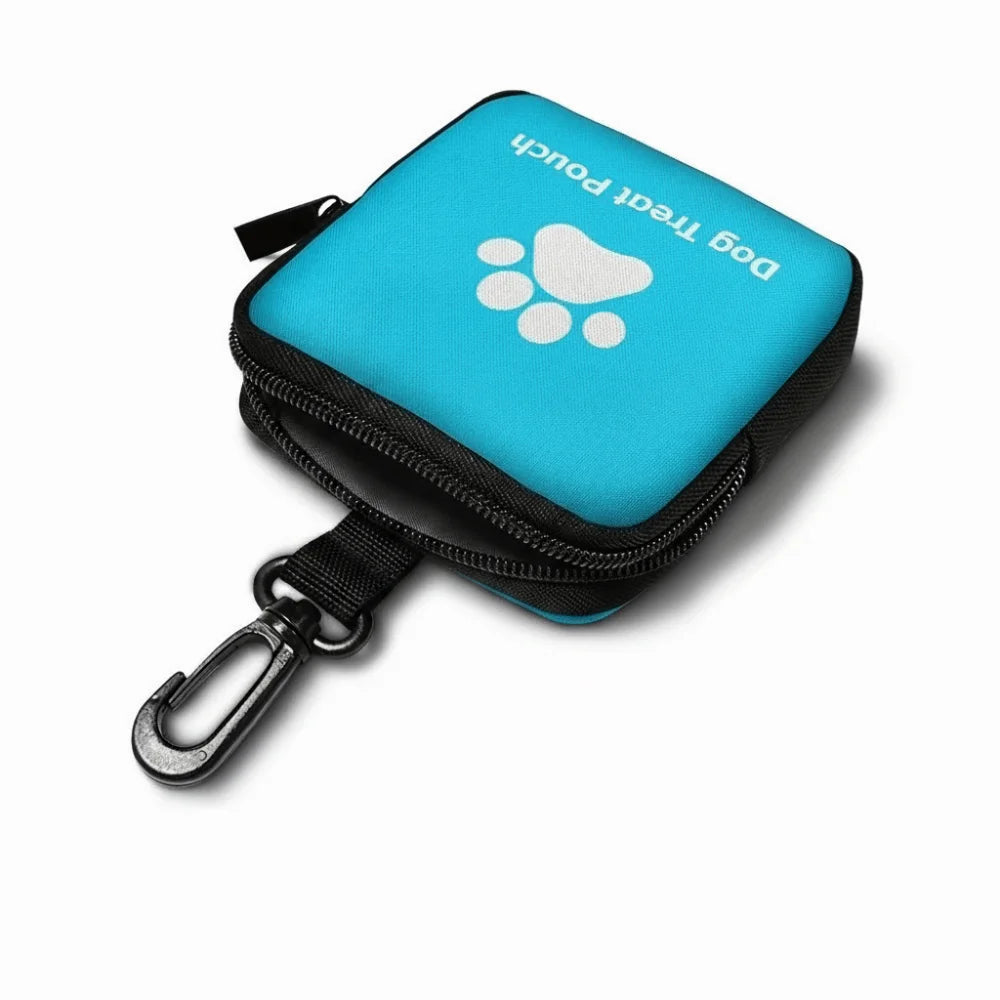 Waterproof Dog Snack Bag with Hanging Ring (Zipper, Large Capacity)