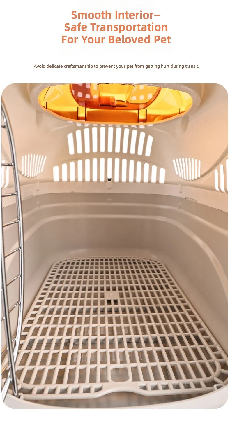 Airline-Approved Pet Carrier with Skylight Window for Cats & Dogs