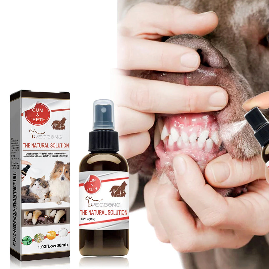 Pet Oral Cleansing Spray — Removes Tartar & Freshens Breath, 30ml