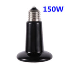 Ceramic Infrared Heat Lamp for Reptiles — No-Light Heating Bulb, 110V/220V, 25W–200W