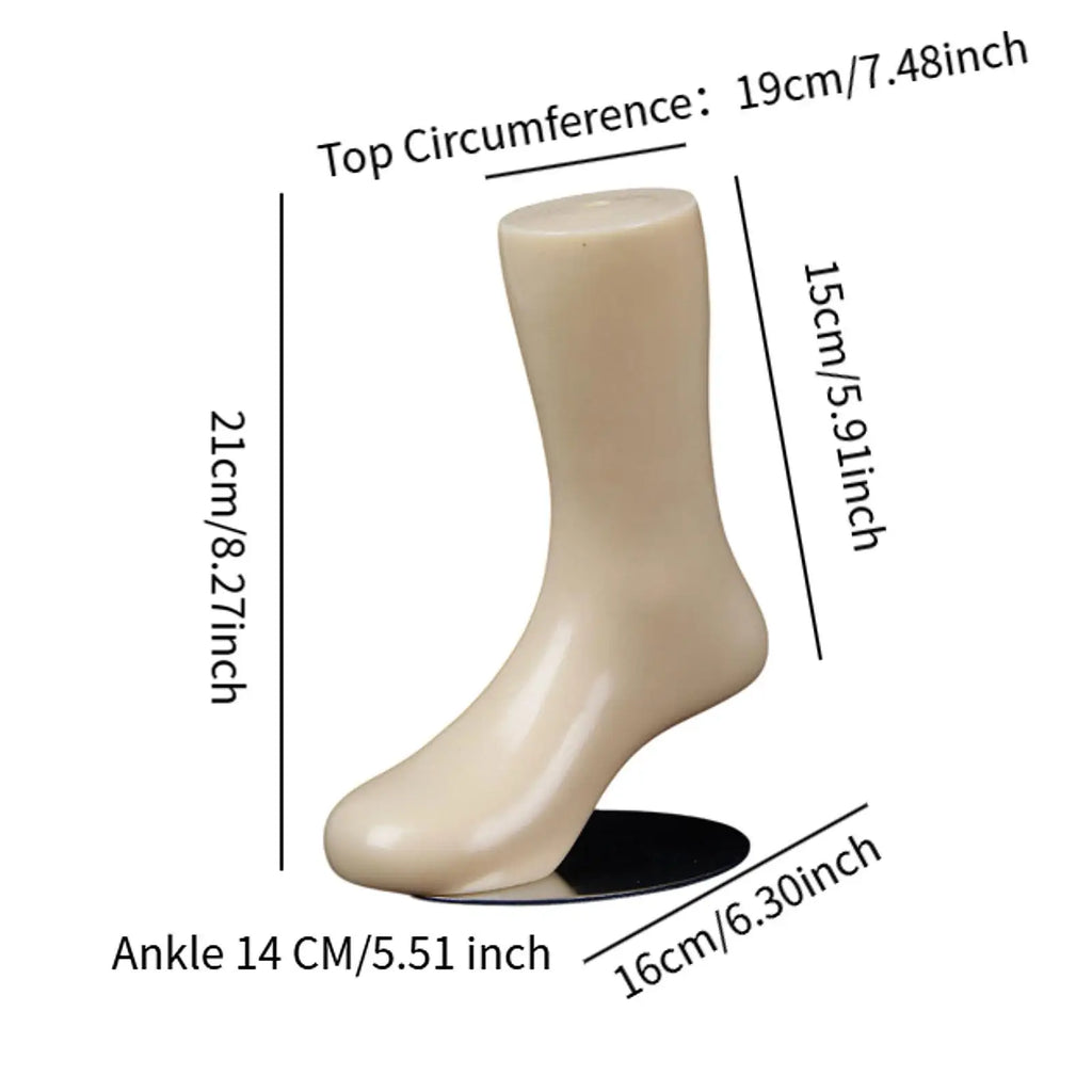 Kids Sock Ankle Mannequin Display Foot Model for Photography (21cm)