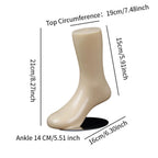 Kids Sock Ankle Mannequin Display Foot Model for Photography (21cm)
