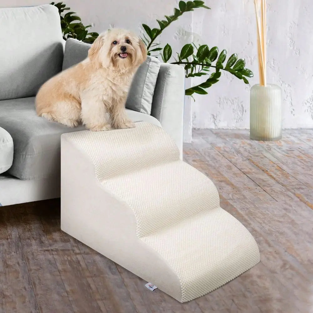 High-Density Foam Pet Stairs for Beds & Couches