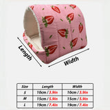 Triangular Hanging Pet Nest — Warm Plush Bed for Small Animals