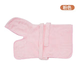 Quick-Dry Pet Bathrobe — Soft Absorbent Wrap for Dogs & Cats