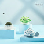 Catnip Pufferfish Ball Toys with Dust Cover — 2-Pack Teeth Grinder