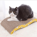 Corrugated Cardboard Cat Scratch Pad — Sofa-Cushion Claw Sharpening Board