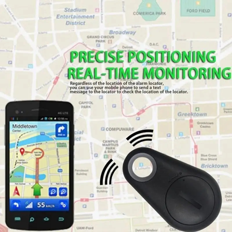 Wireless GPS Anti-Loss Tracker with Security Fence for Pets, Cars & Bags