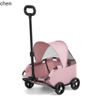 HXL Lightweight Foldable Outdoor Pet Carrier Stroller for Cats & Dogs