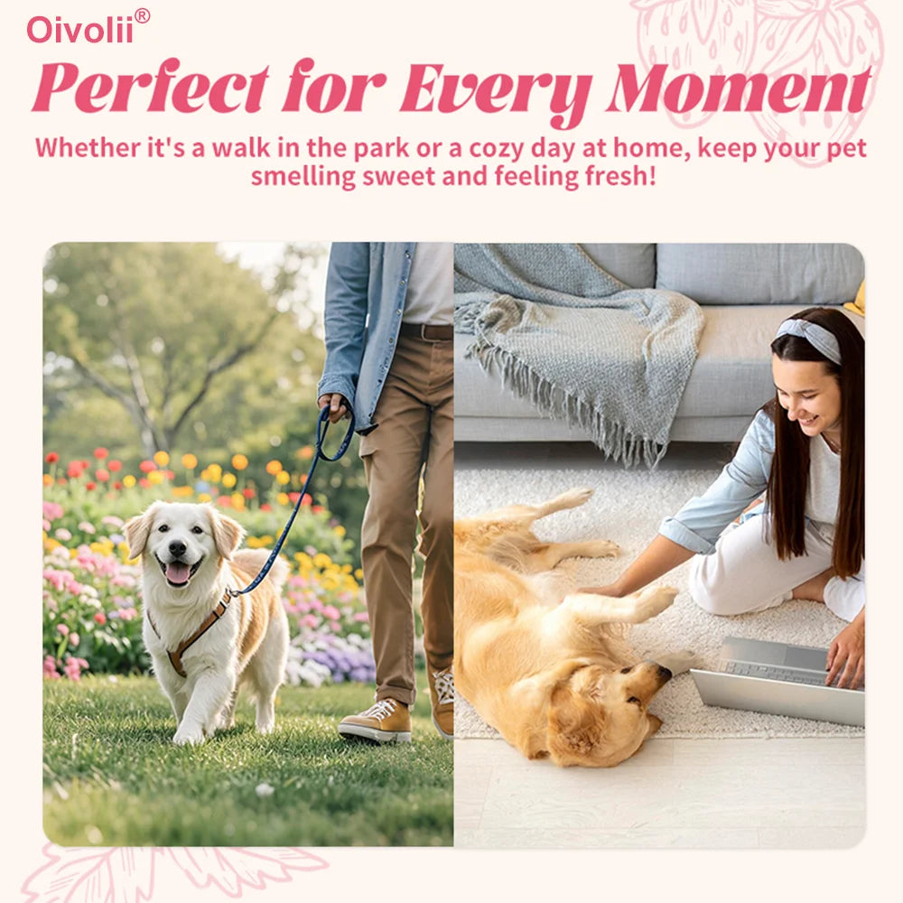 Strawberry Pet Perfume Spray — Long-Lasting, Gentle Daily Fragrance