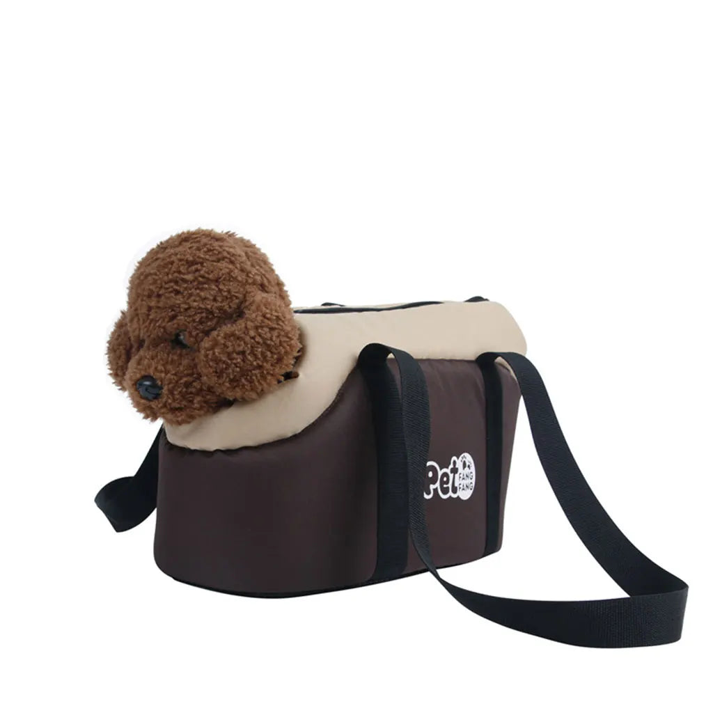 Waterproof Striped Cat Carrier Apron (Breathable, Home & Travel)