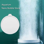 Round Aquarium Air Stone Disk (35–100mm, Fine Bubbles, 1–2 Pack)