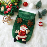 Christmas Flannel Hoodie for Dogs & Cats (Winter Clothes)