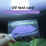 Reptile UVB Light Test Card — Reusable UV Strength Tester