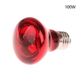 E27 UVA Day & Night Heat Bulb for Reptiles & Poultry — Soft Red Glow