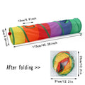 Foldable Crinkle Cat Tunnel — S, T & Y-Shape Multi-Path Play Tube