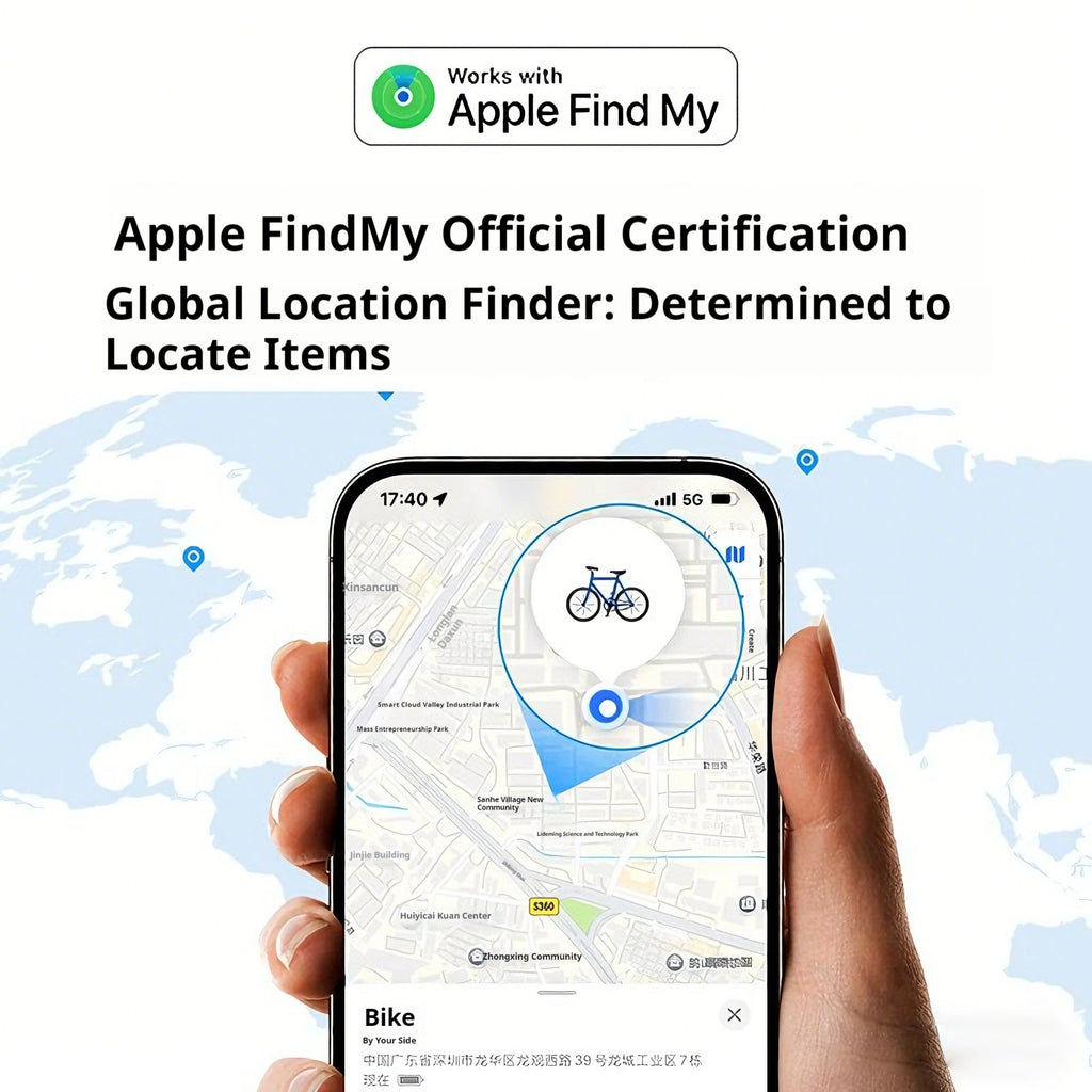 UGREEN Smart Bluetooth Tracker - 2-Year Battery, Apple Find My Compatible for iOS