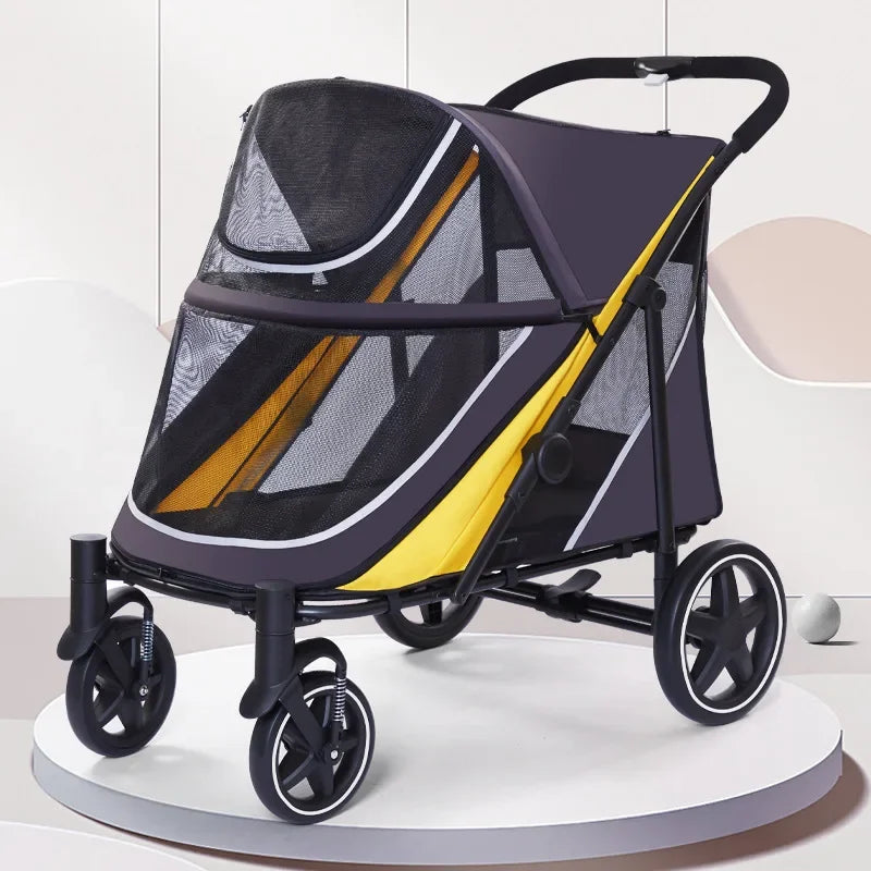 Secure Large Dog Show Trolley for Competition & Long-Distance Transport