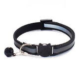 Reflective Cat Collar with Bell — Adjustable Kitten Safety Necklace