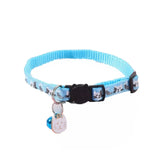 Quick-Release Safety Cat Collar — Cat Face Pendant & Bell