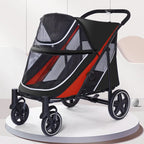 Secure Large Dog Show Trolley for Competition & Long-Distance Transport