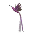 Hummingbird Long Pole Cat Teaser Stick — Interactive Feather Wand Toy for Kittens