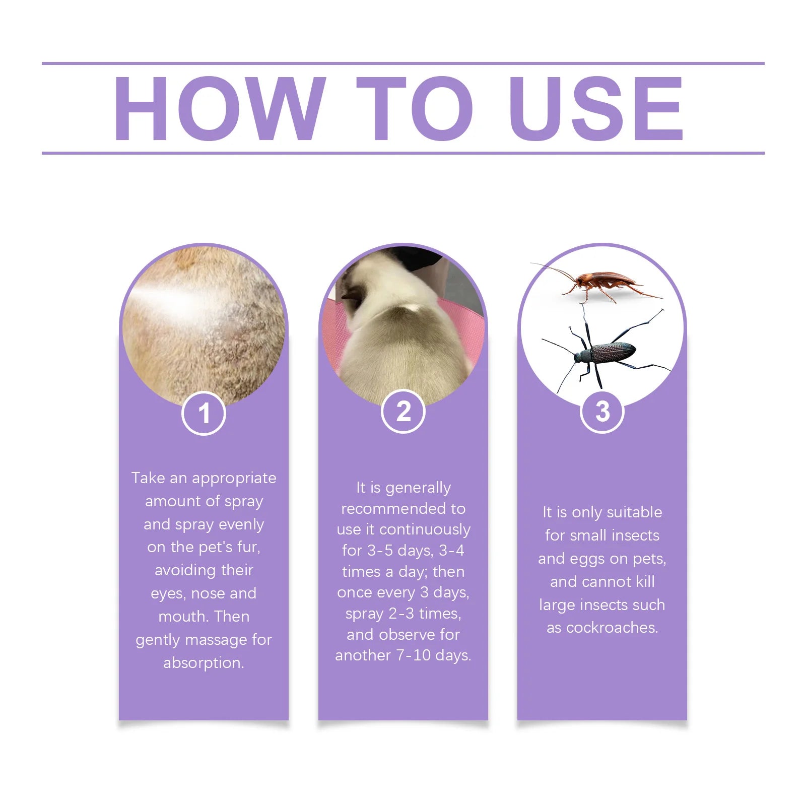 Flea & Tick Repellent Spray for Dogs & Cats — Mild, Waterproof Formula