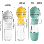 Leak-Proof Dog Water Bottle with Filter (Detachable Bowl, Outdoor, Sealed)