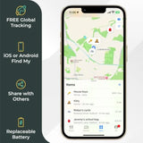Waterproof Bluetooth Item Finder 4-Pack (No App or Subscription)