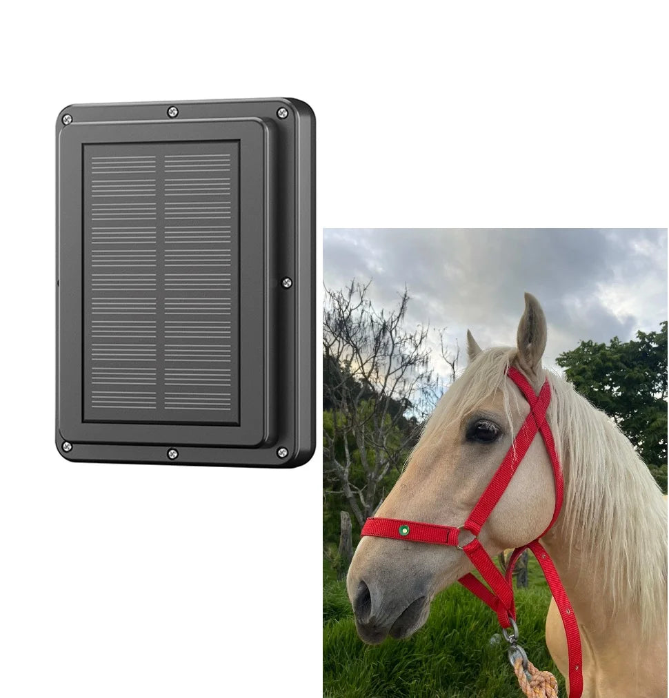 Solar Anti-Theft GPS Livestock Tracker for Cattle, Sheep & Cows - Smart Farm Positioning
