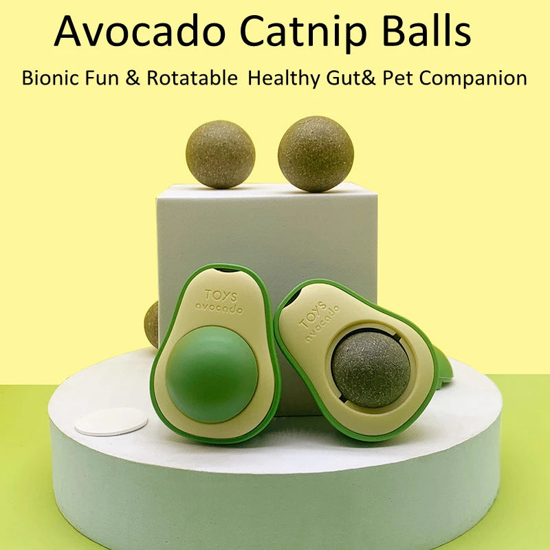 Avocado Catnip & Silvervine Ball — Bionic Play Toy for Cats