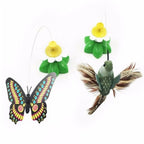 Electric Rotating Hummingbird Cat Toy — Automatic Shake & Fly Motion