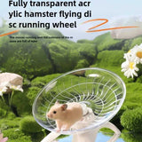 Silent Flying Saucer Exercise Wheel — Quiet Runner for Hamsters