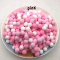 Plush Cat Puff Ball Toys — Soft Stretch Chew & Play Balls, Bulk Packs