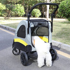 Premium 4-Wheel Dog Pram & Jogger Wagon Stroller for Small, Medium & Large Dogs