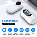 HD 1080P Pet Camera Collar for Dogs & Cats - Wireless Mini Action Cam for Outdoor Use