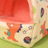 Velvet Winter Nest — Warm Foldable Bed for Hamsters & Sugar Gliders