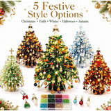 DIY Beaded Christmas Tree Kit (Mini Crystal Desktop Decor)